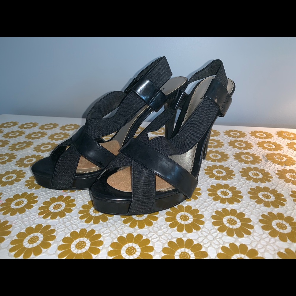 Black Strappy heels